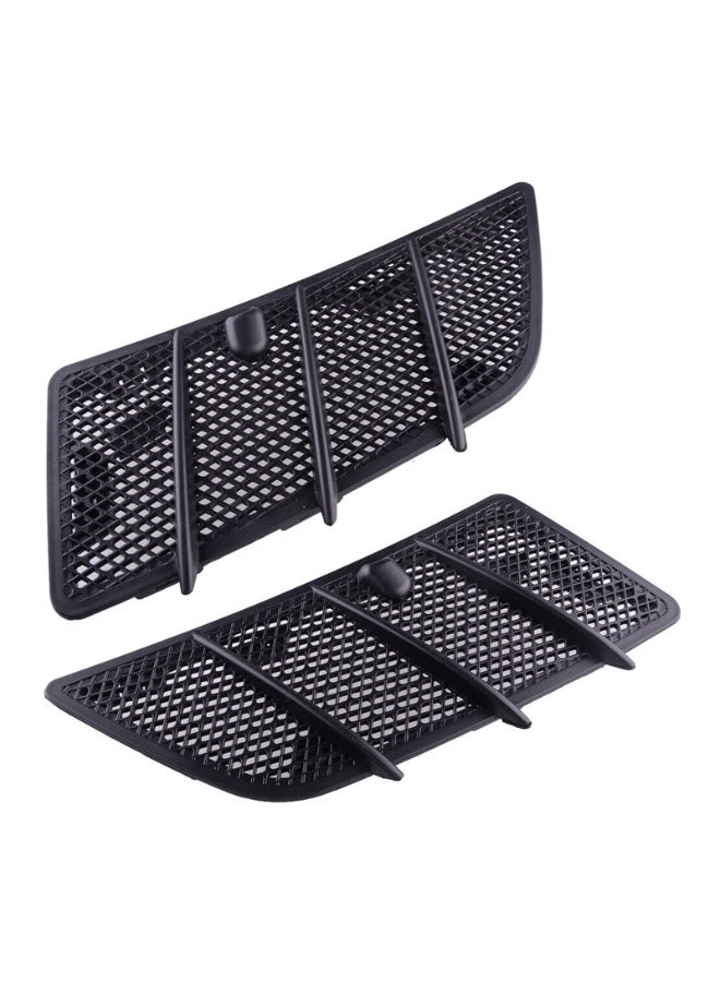 KISSUN 1648804305 1648804405 Pair Hood Air Vent Grille Cover for Mercedes W164 ML350 ML450 ML550 ML63 AMG GL320 GL350 GL450 GL550 Class 2008-2011 2009 2010 Hood Air Vent Cover Left Right - Image 2